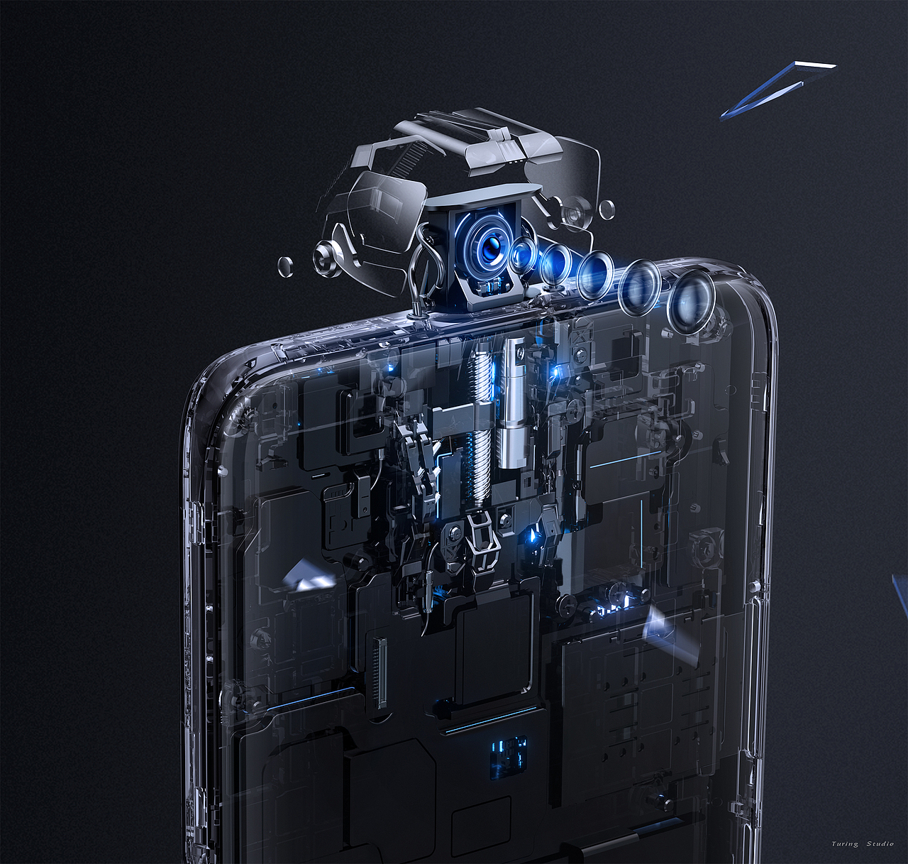 OPPO K系 硬核来袭（图ZMTY2OTA0NTc2） - 其他三维 - 站酷设计师Turing_Studios原创素材 - 站酷ZCOOL