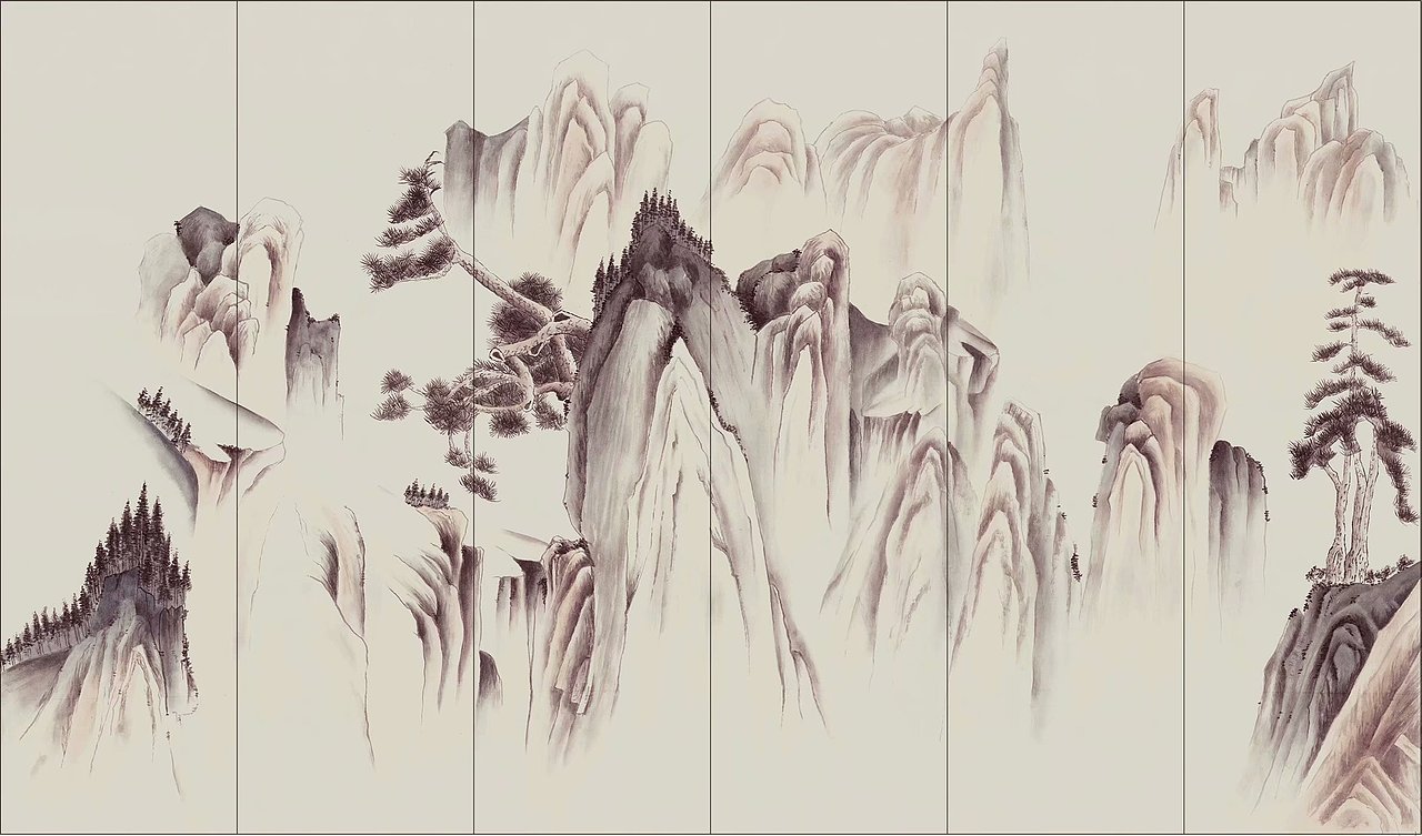 艾嘉利丝印壁画（山水篇）（图ZMjI4NDEzOTQ4） - 绘画 - 站酷设计师杰克杰原创素材 - 站酷ZCOOL