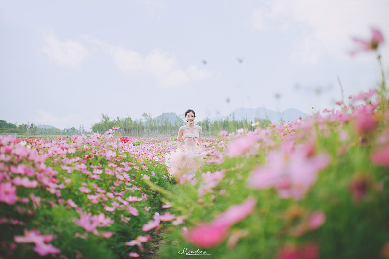 挽起彩虹的衣裳，追寻花朵的天堂（图ZODc0MzU1ODQ=） - 人像摄影 - 站酷设计师敏elena原创素材 - 站酷ZCOOL