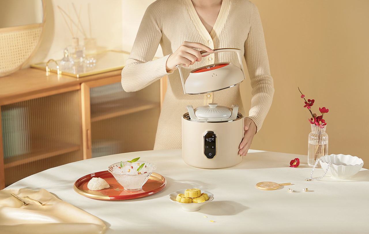 电炖锅场景拍摄-电煮锅