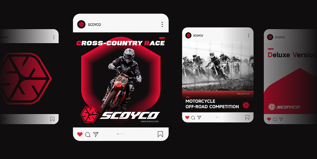 赛羽 SCOYCO 极限运动品牌设计