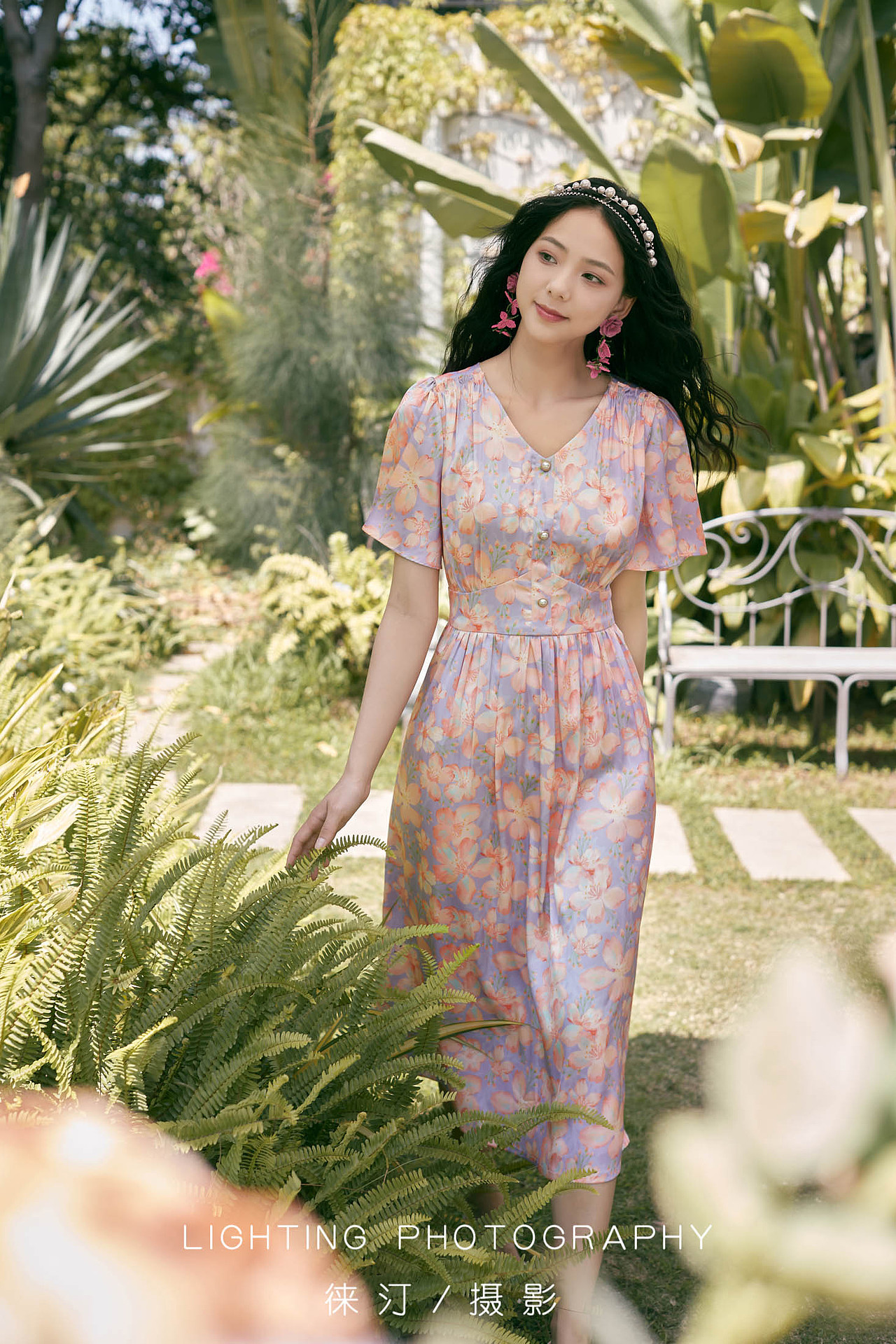 法式风服装摄影,女装拍摄,森系人像摄影,深圳摄影师