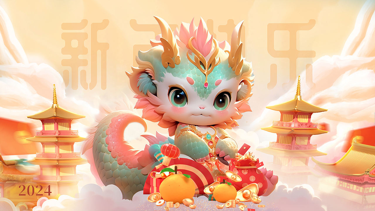 2024青龙 整合 | IP全案 | 原创潮玩IP | IP图库(图ZMzU0NzY5OTQ4) - IP形象 - 站酷设计师ANXIAOYAO9981原创素材 - 站酷ZCOOL