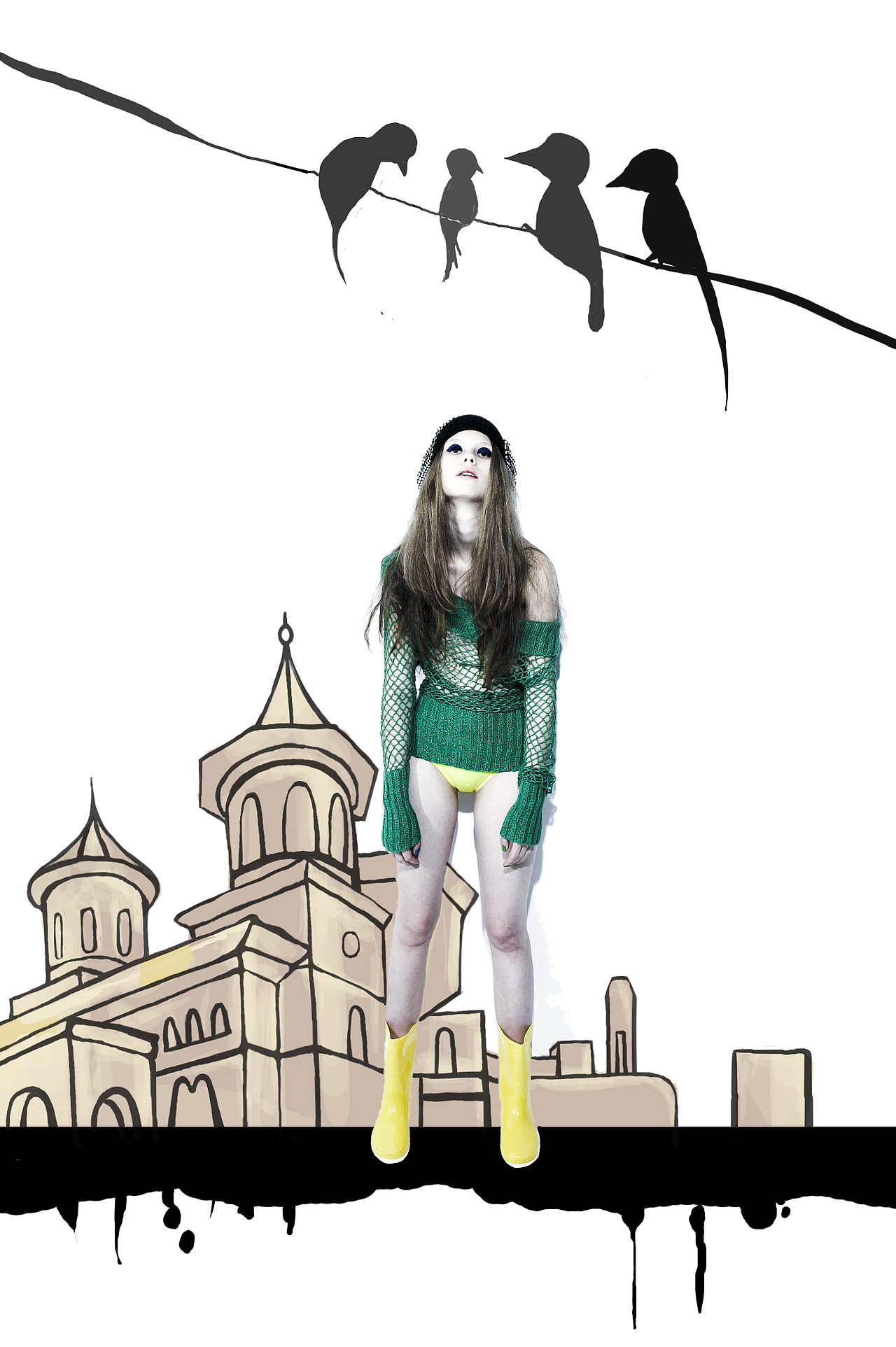给摄影师作品画的线条（图ZMzU0MjMzNDI4） - 艺术插画 - 站酷设计师普罗范原创素材 - 站酷ZCOOL