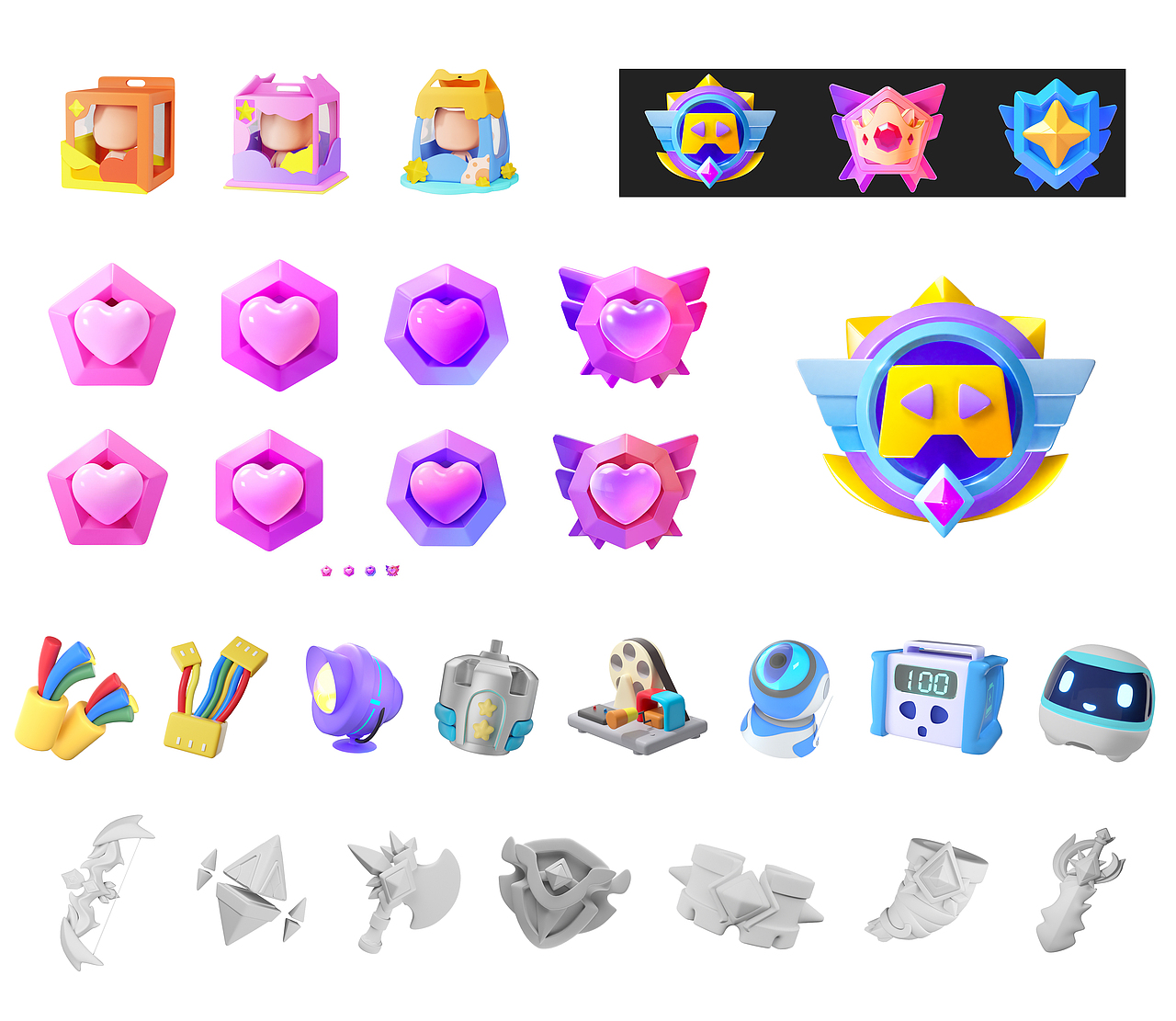 图标——玩偶——直播礼物