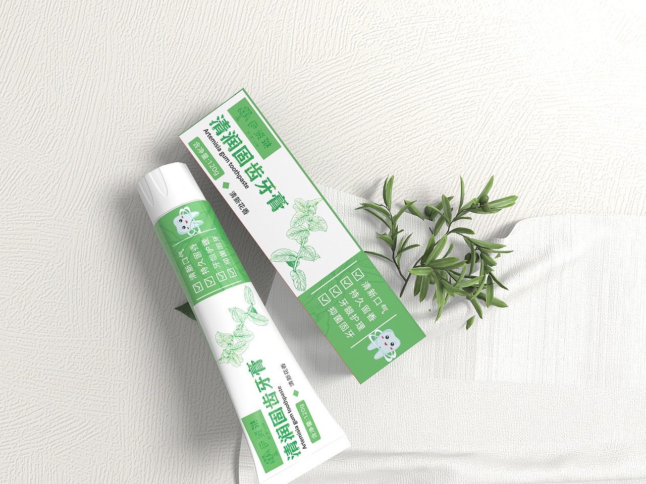中药系列牙膏包装（图ZMzM3OTEzMDIw） - 商业插画 - 站酷设计师渔子还是不能用吗原创素材 - 站酷ZCOOL