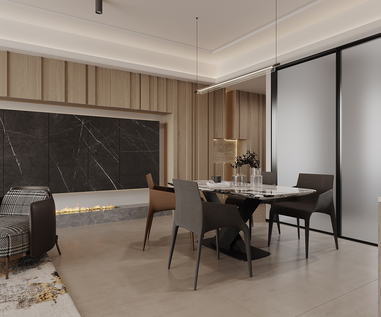 现代风格-未来效果图（图ZMzcwMjY0OTA4） - 家装设计 - 站酷设计师兔子开火车原创素材 - 站酷ZCOOL