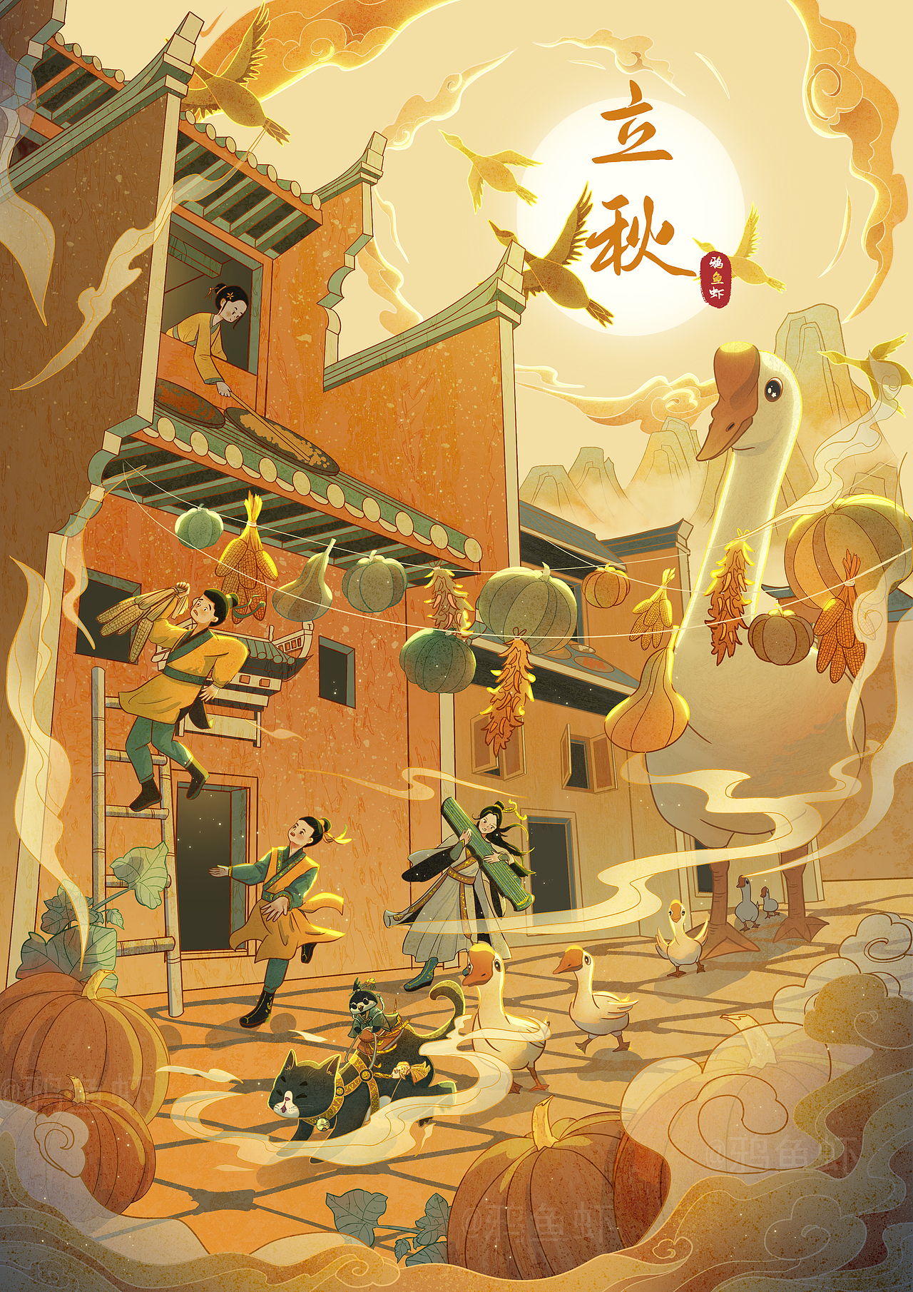 梦幻游记（图ZMzE1MjY3MTcy） - 商业插画 - 站酷设计师鸦鱼虾原创素材 - 站酷ZCOOL