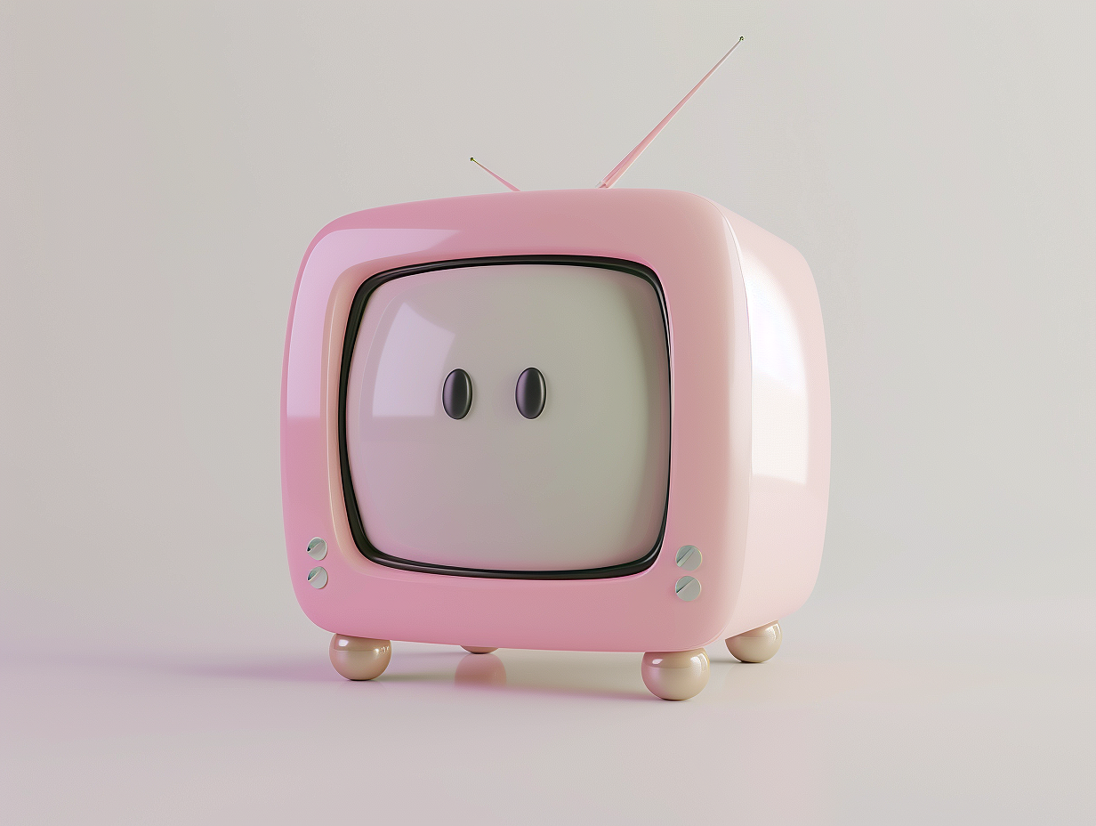 可爱的电视机（图ZMzY2MzI2NzE2） - AI作品 - 站酷设计师能力棒001原创素材 - 站酷ZCOOL
