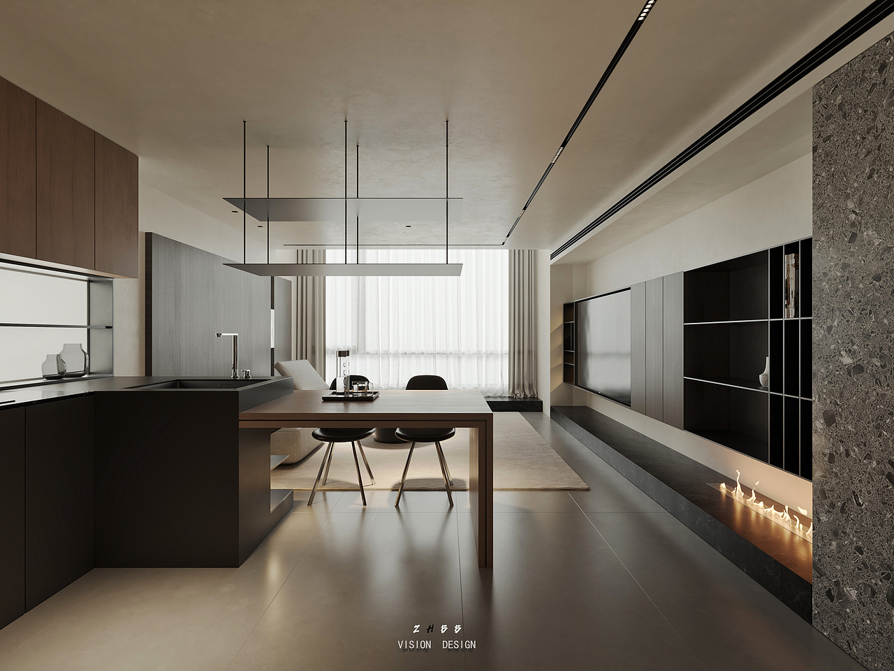 意式极简loft（图ZMzY1Nzk1NjMy） - 家装设计 - 站酷设计师ZHBB效果表现原创素材 - 站酷ZCOOL