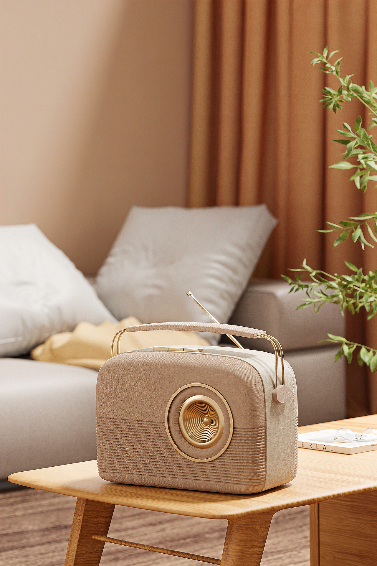 三维产品渲染之写实场景音箱