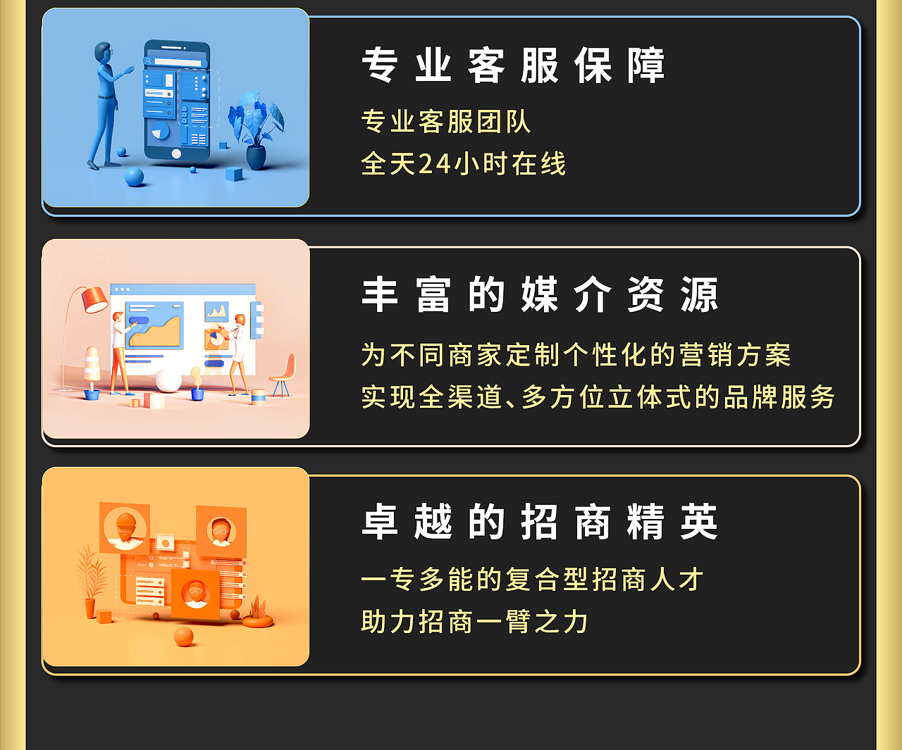 落地页 长图 招商