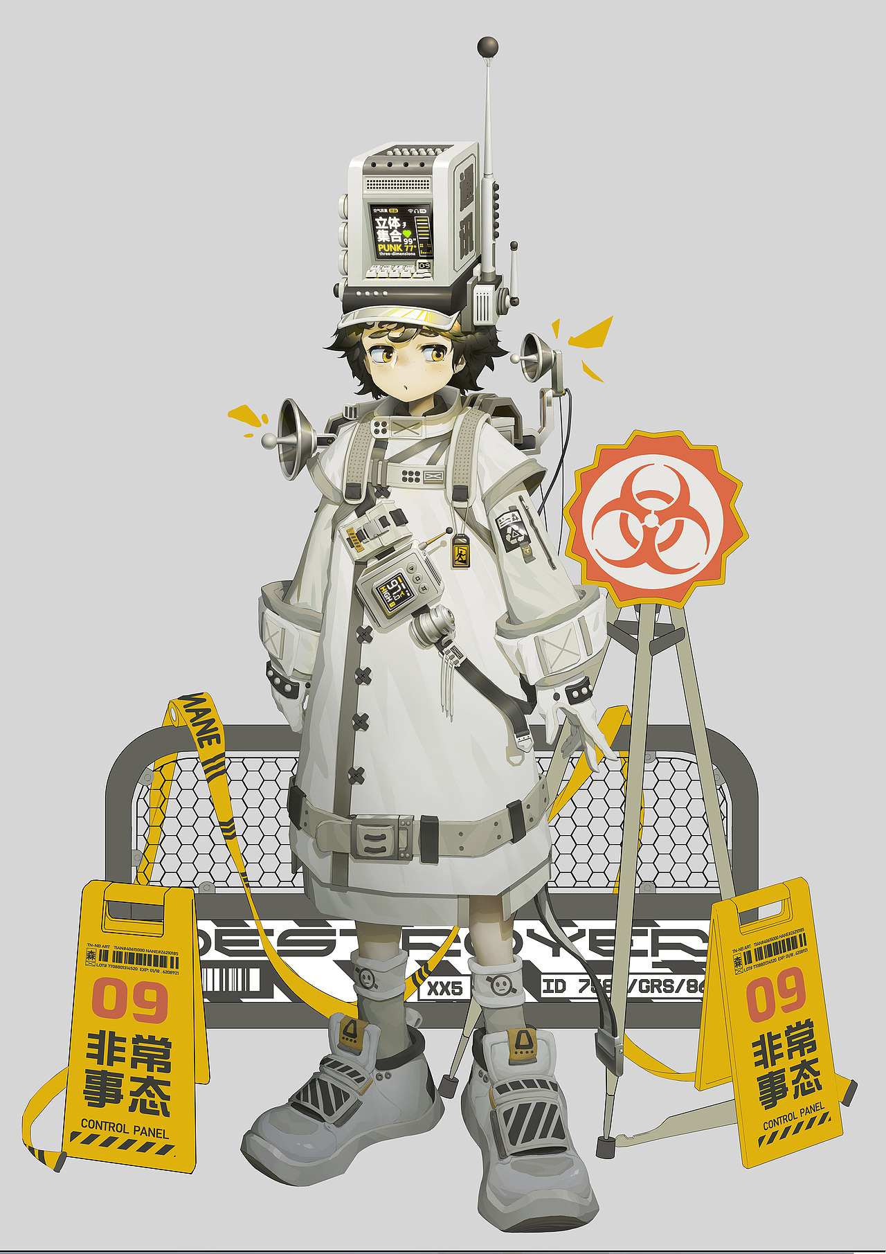 机能风 角色设计（图ZMzQyMTAxMjIw） - 游戏原画 - 站酷设计师阿森707原创素材 - 站酷ZCOOL