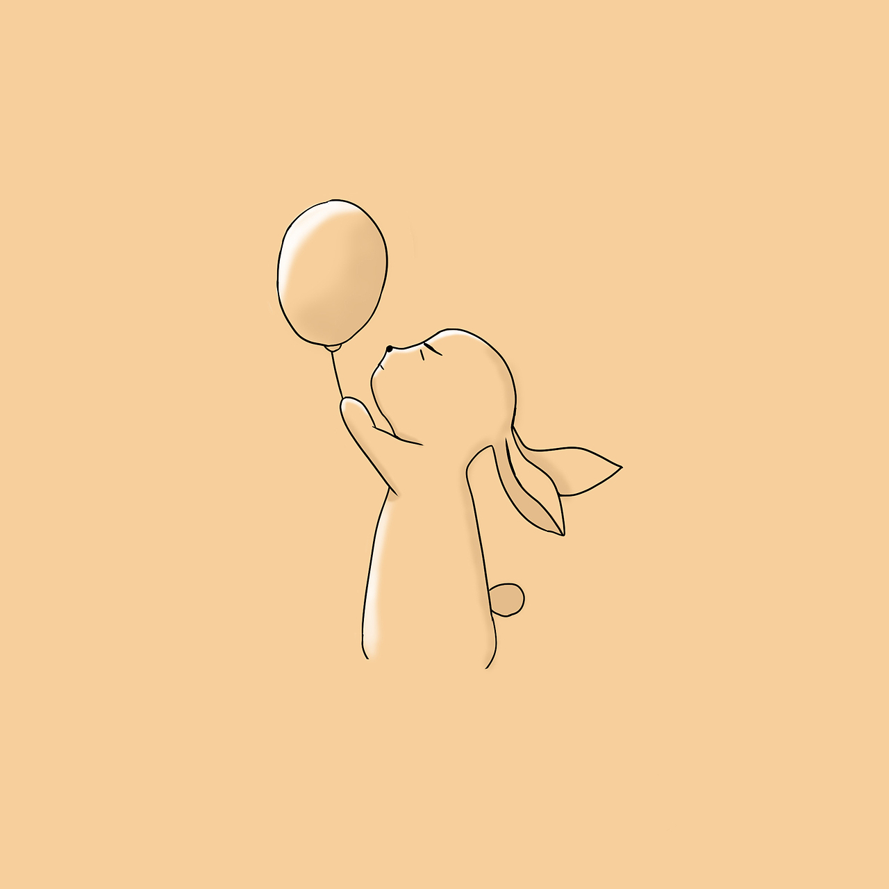 一只迷茫且丧的兔子