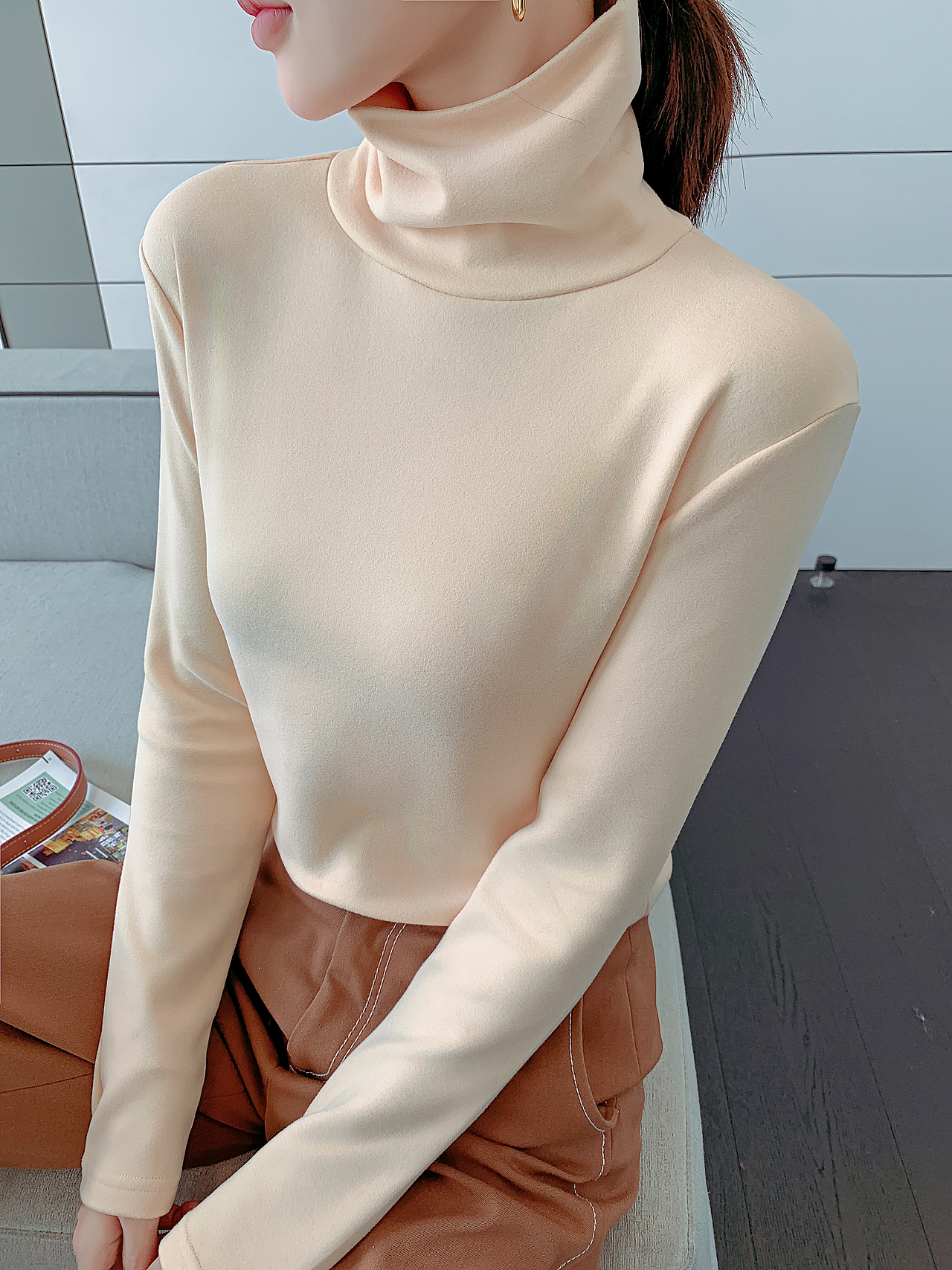 小红书 | 打底衫女装穿搭手机拍摄后期