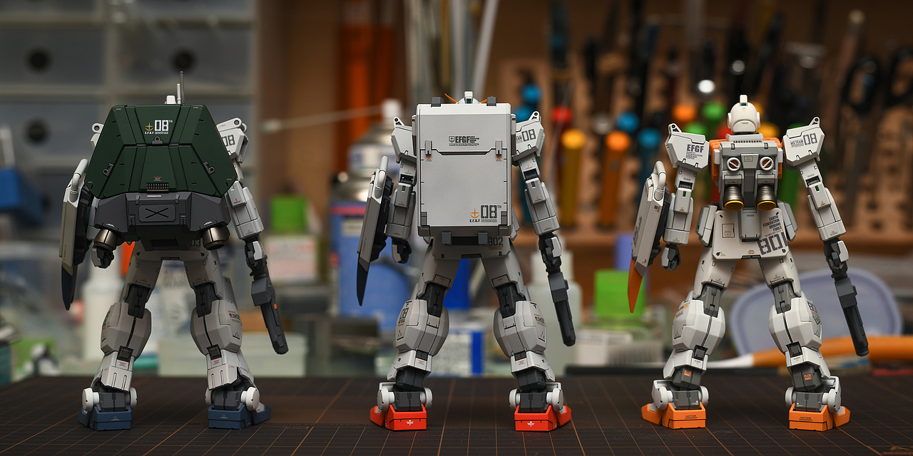 科幻模型设计制作｜《HG 08MS小队》附改造过程（图ZMzIwNjc4MjEy） - 手办/模玩 - 站酷设计师逍遥2003原创素材 - 站酷ZCOOL