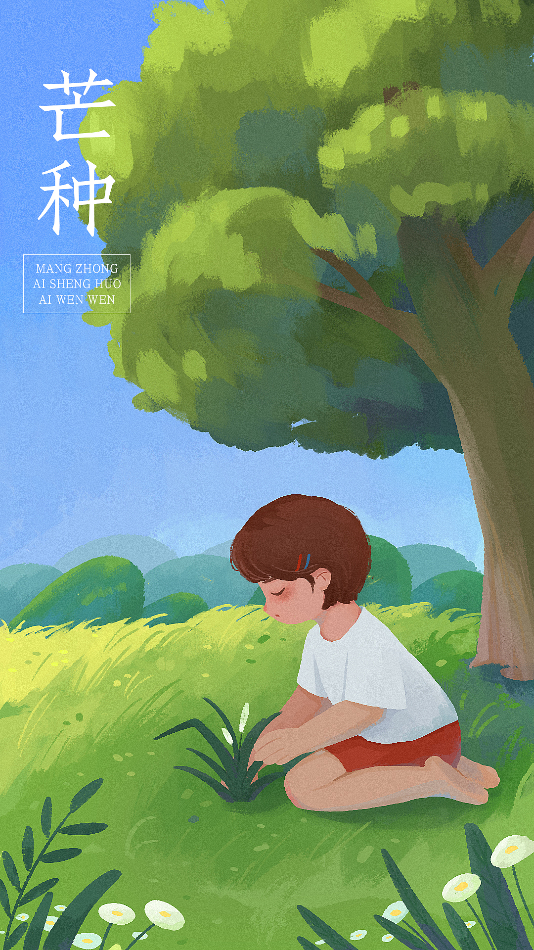 24节气夏天篇（图ZMzQ0NjM0NTA0） - 商业插画 - 站酷设计师稳稳哟原创素材 - 站酷ZCOOL