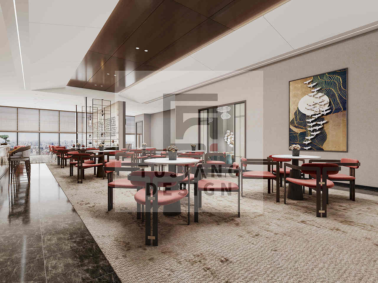 新中式售楼处设计:以物映心,风雅自现!