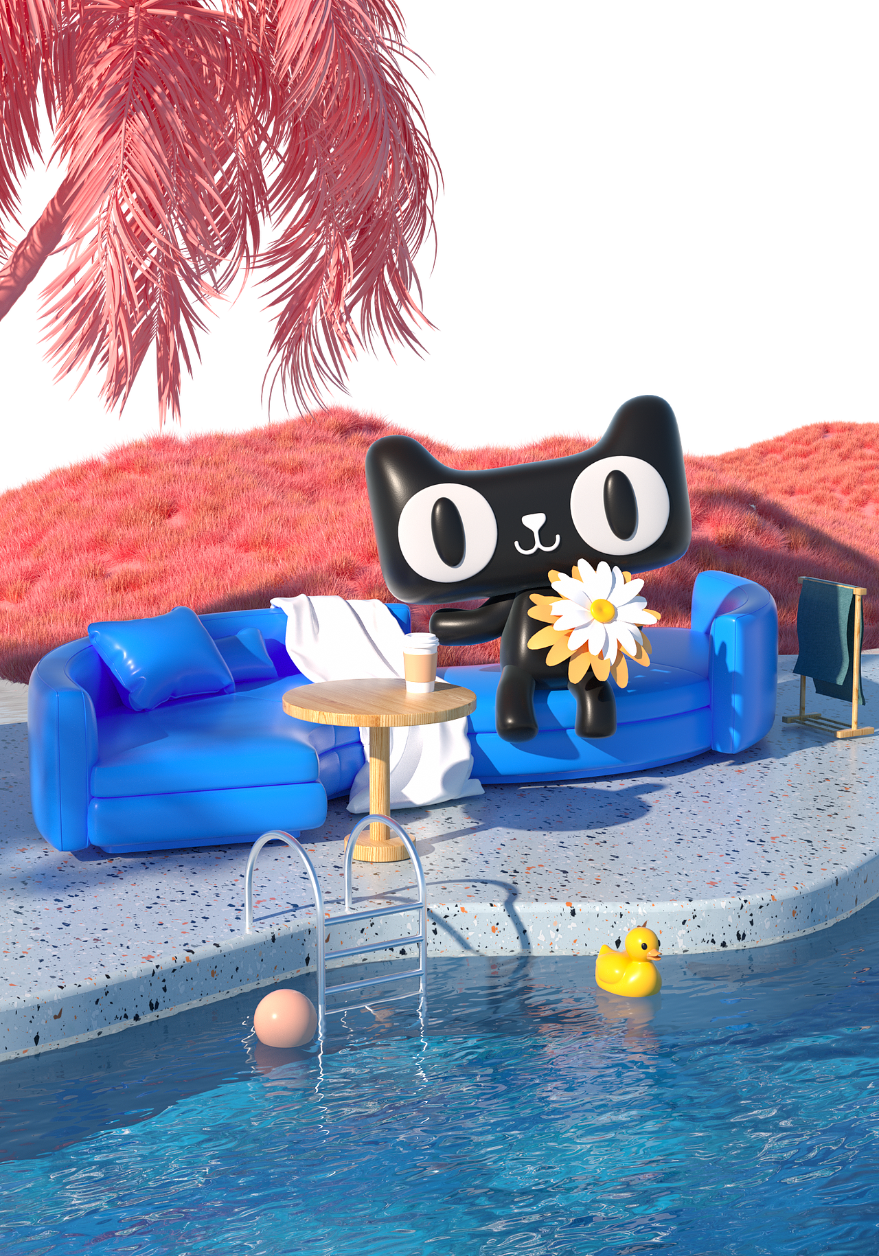 C4D-天猫和鸭鸭的美好生活