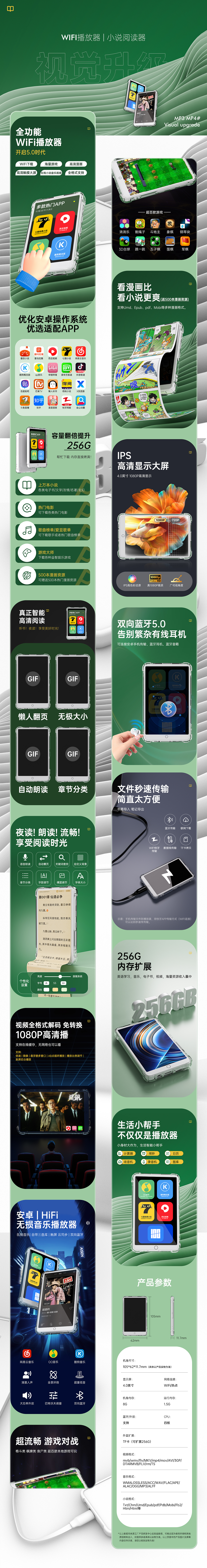 #详情页视觉升级案例分享# WIFI播放器 | 小说阅读器（图ZMzY2MDIyNjY4） - 电商 - 站酷设计师电商设计师Eddie原创素材 - 站酷ZCOOL
