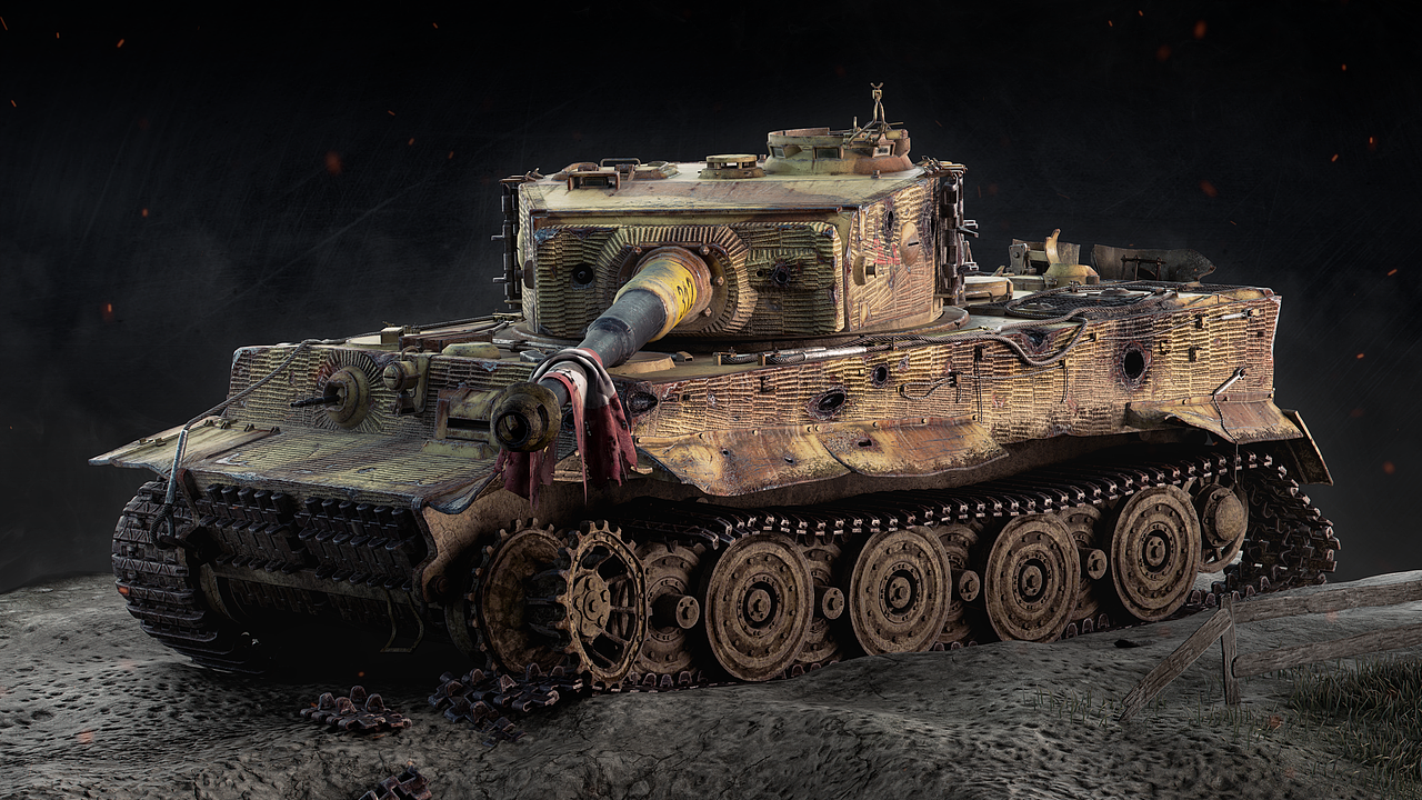 Destroyed Tiger -被摧毁的312号虎-（图ZMzM2NzA0Mjg4） - 场景 - 站酷设计师Ryco_Ryan原创素材 - 站酷ZCOOL