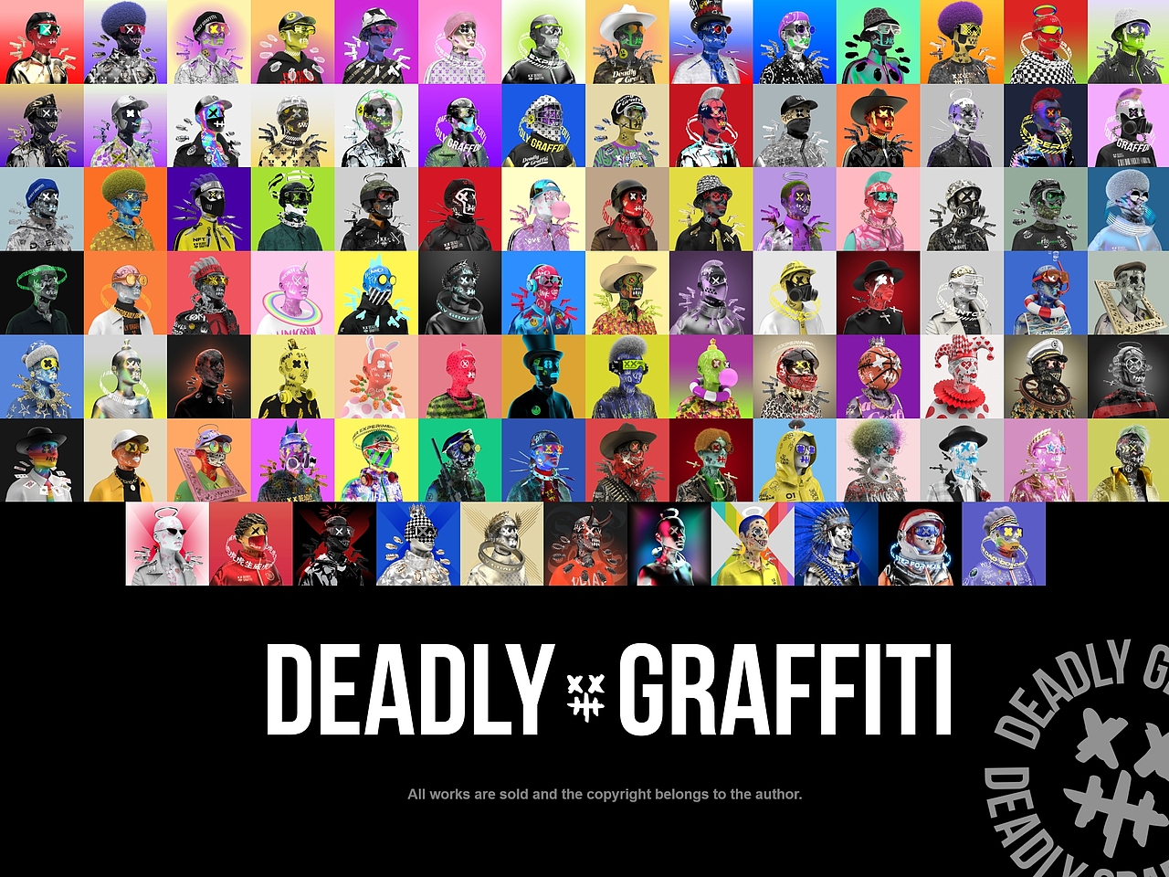 致命涂鸦/NFT头像 总览（图ZMzIzOTcxMDE2） - 其他三维 - 站酷设计师ivanmaang原创素材 - 站酷ZCOOL