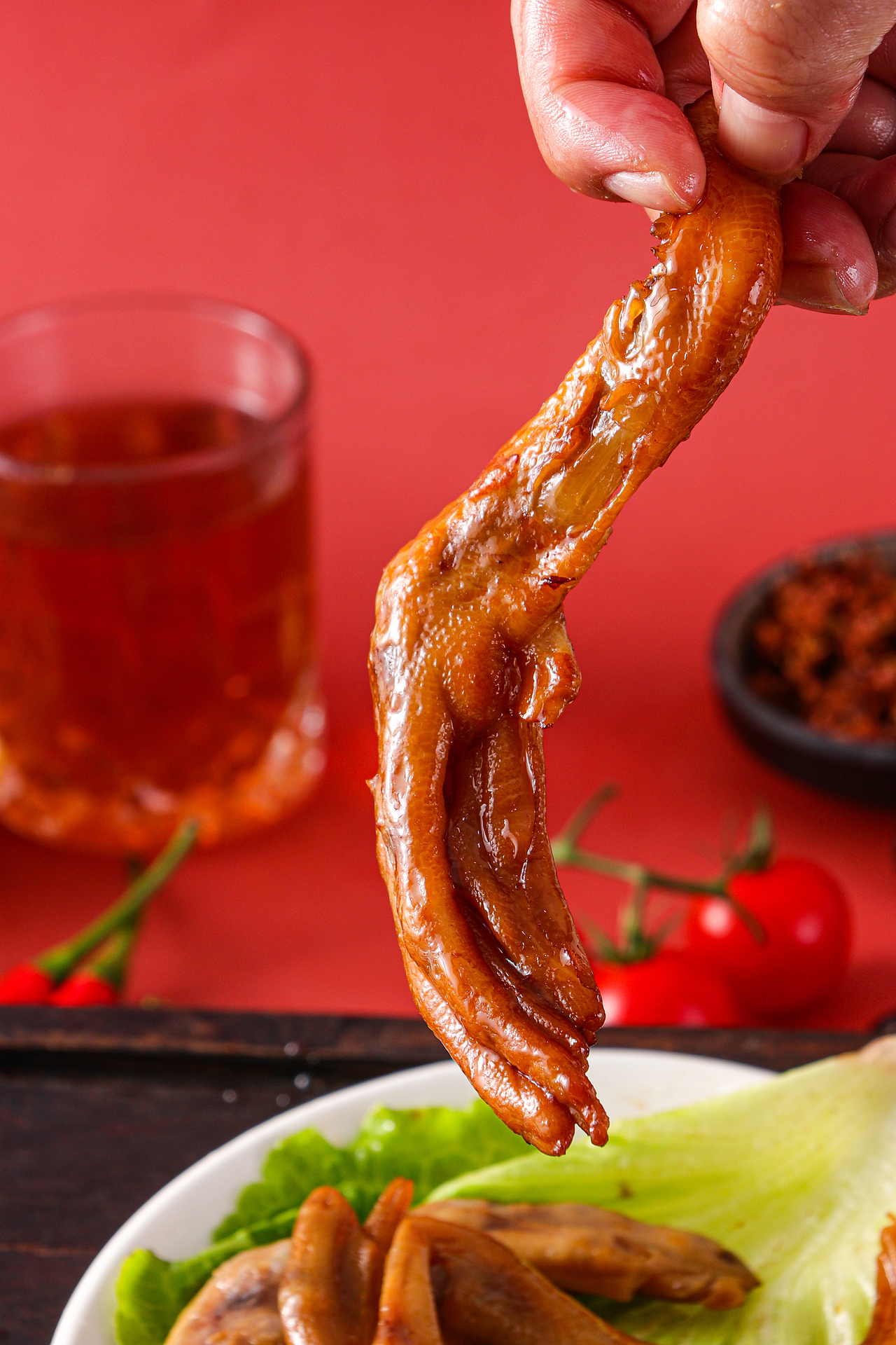 鸭爪香辣鸭掌熟食 卤味鸭脚 鸭掌鸭脚泡无骨鸭爪（图ZMzU4MTg4MTY4） - 美食摄影 - 站酷设计师光绪摄影工作室原创素材 - 站酷ZCOOL