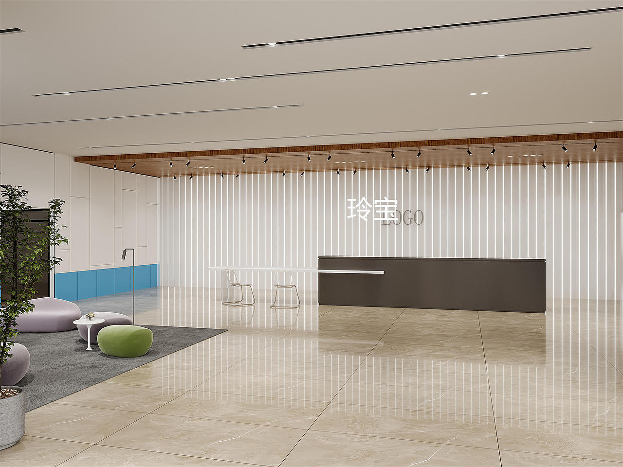 工业产业园前台设计丨工装设计