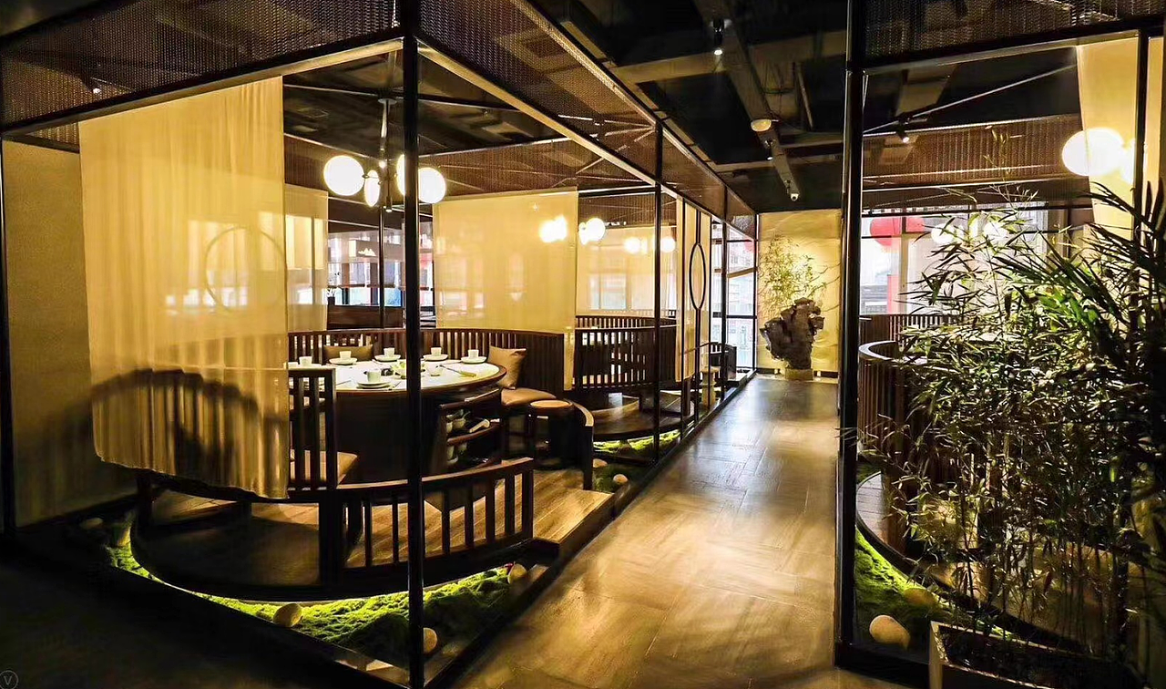 朴之美学,拙之精神-餐厅落地