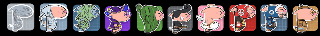 PIO PIG ｜IP DESIGN（图ZMzQxNjg0ODQ0） - IP形象 - 站酷设计师三分鱼OTOF原创素材 - 站酷ZCOOL