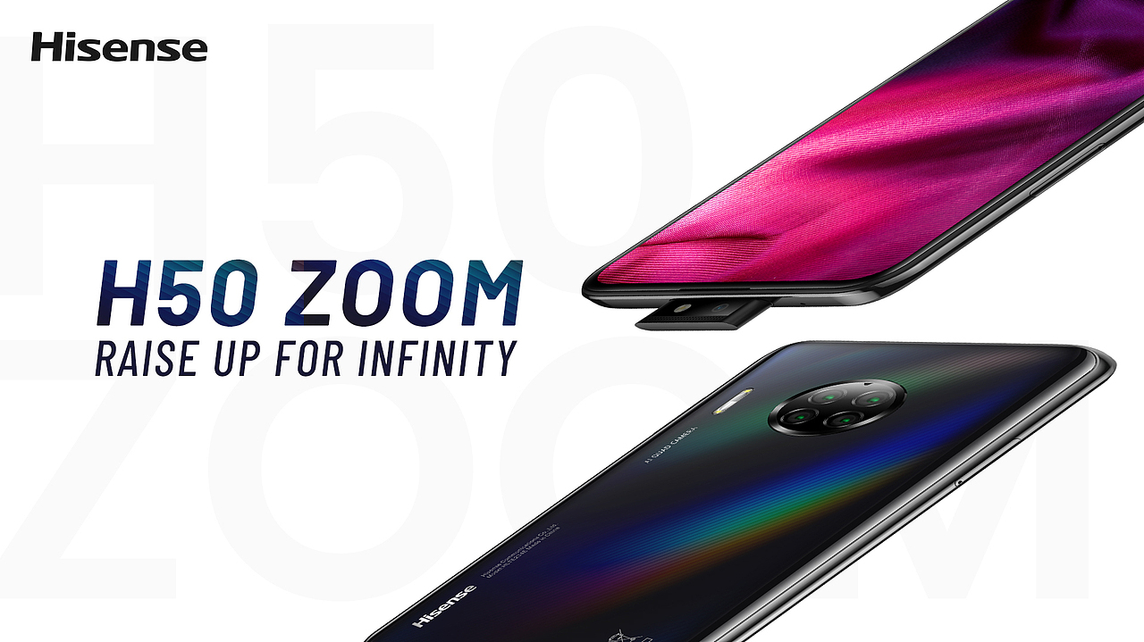 Hisense Global H50 Zoom Mobile phone KV_众澜Uniwaves站酷ZCOOL