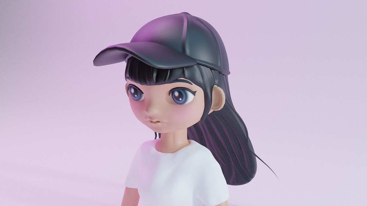 女孩半身像【NICK老师】（图ZMzIxNzYzOTM2） - 人物/生物 - 站酷设计师Nick老师原创素材 - 站酷ZCOOL