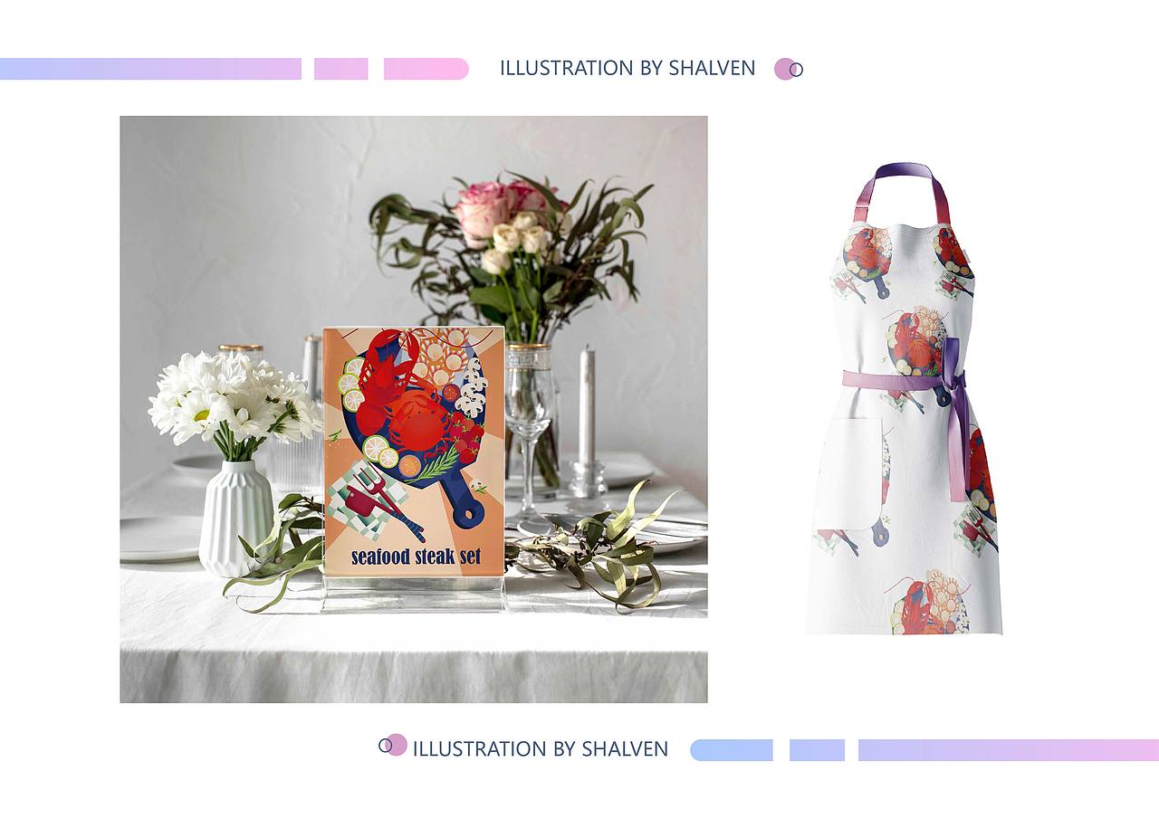 插画求职作品集