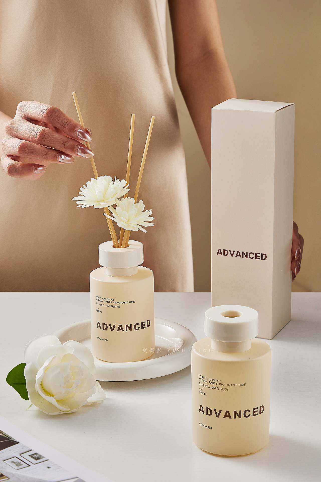 电商香薰居家风格静物产品拍摄