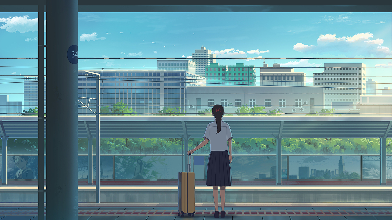 火车站台（图ZMzUxNzA3ODAw） - 绘本 - 站酷设计师小时lr原创素材 - 站酷ZCOOL