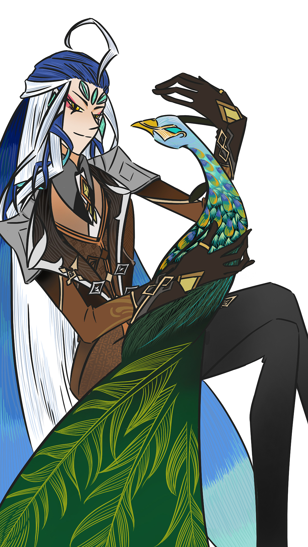 跨游戏-钟离-政哥哥-玄鸟