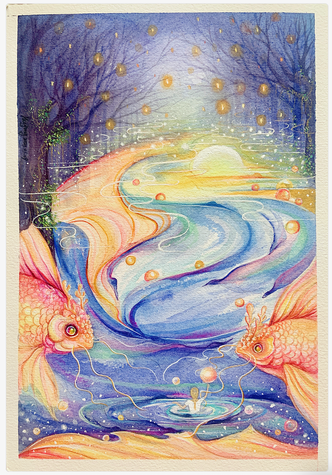 水彩/梦境（图ZMzMyMjA0Njcy） - 创作习作 - 站酷设计师吹暖风的猫原创素材 - 站酷ZCOOL