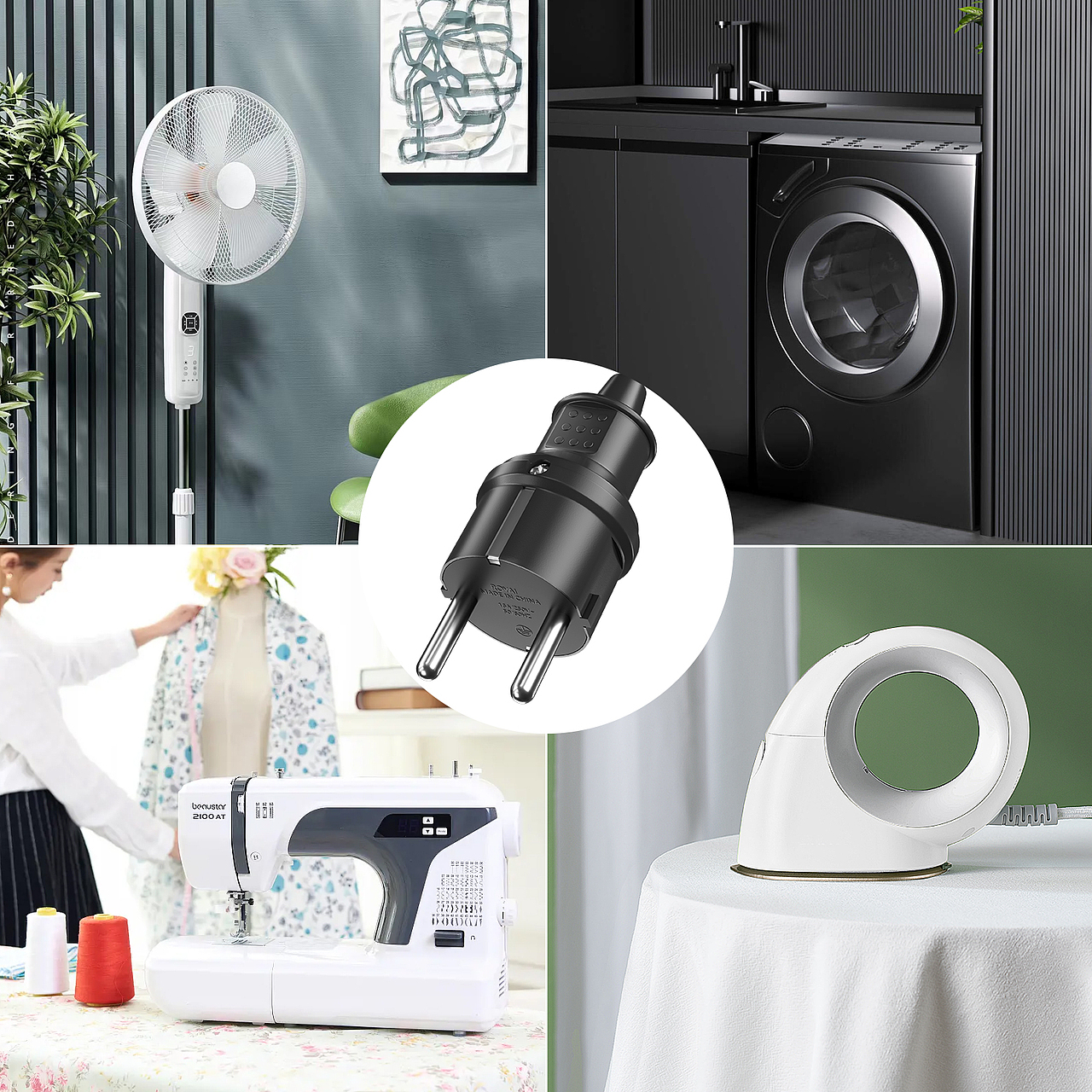 欧式防水橡胶插头