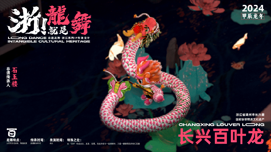 龙年IP︱浙!就是龙舞-非遗龙舞IP形象设计