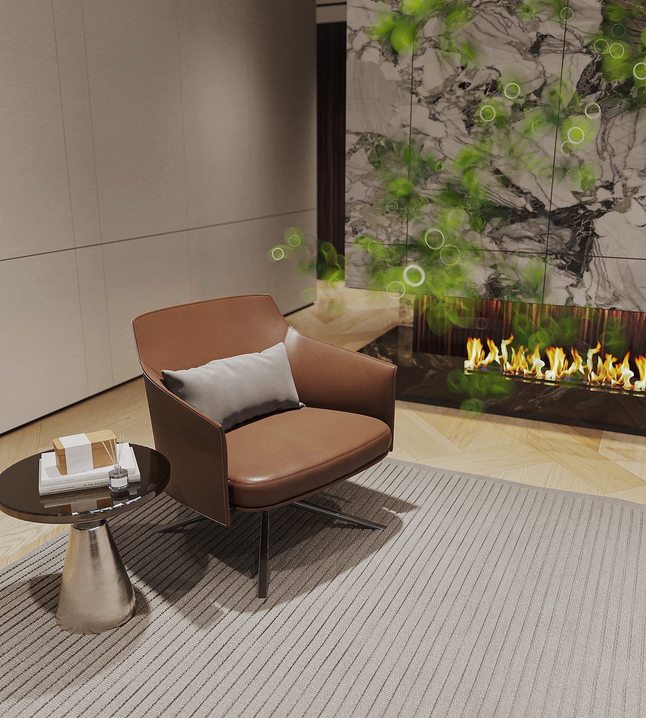 现代轻奢效果图