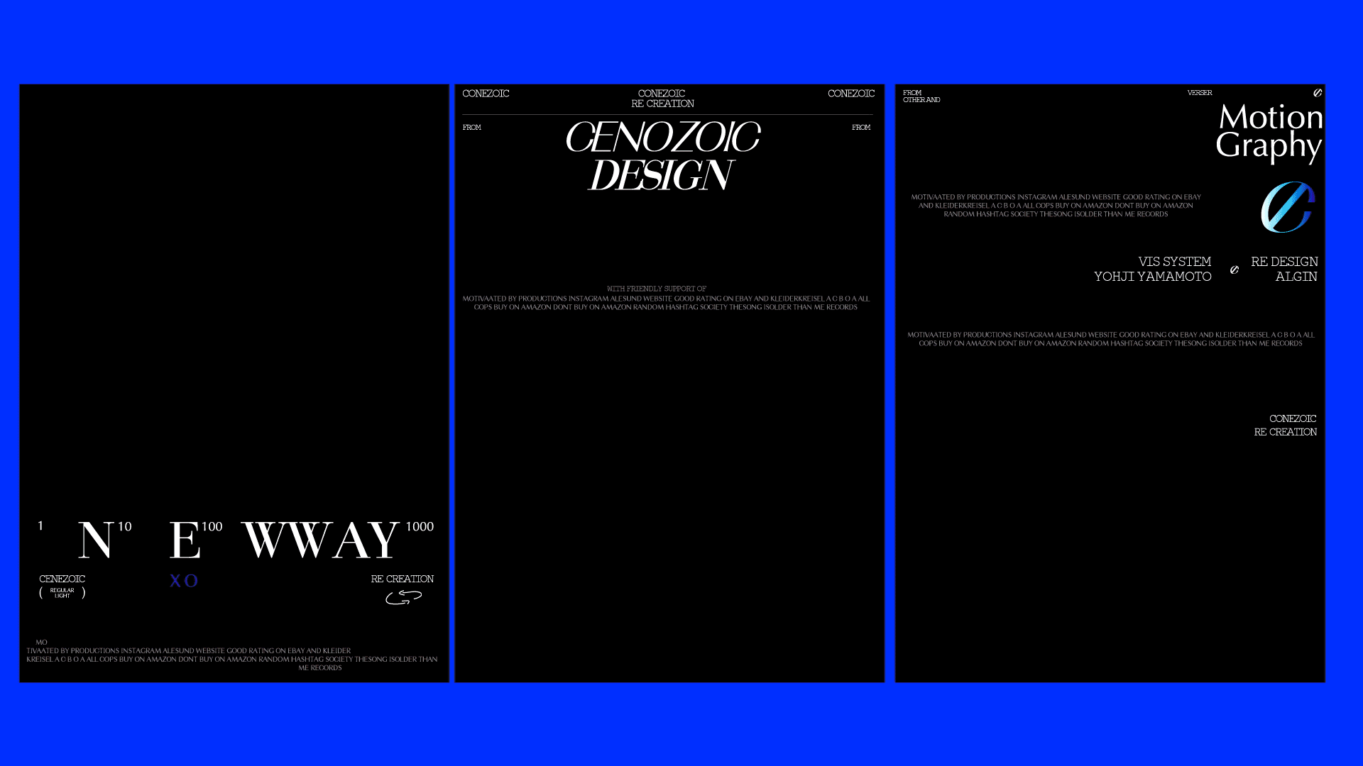 Cenozoic Brands Typography（图ZMzI5OTI5NDQ0） - 品牌 - 站酷设计师YujianHuang原创素材 - 站酷ZCOOL