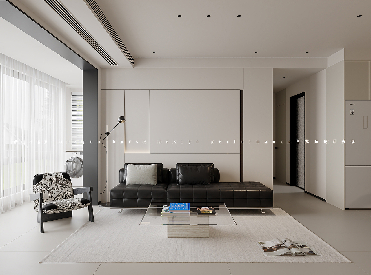 极简客餐厅—白龙马效果图（图ZMzY5NTUxMjcy） - 家装设计 - 站酷设计师白龙马效果图小雪原创素材 - 站酷ZCOOL