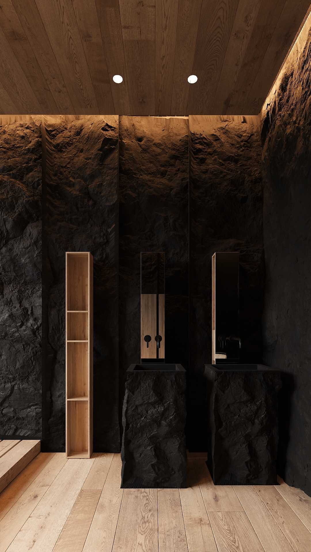 黑色森林——現代極簡別墅案例