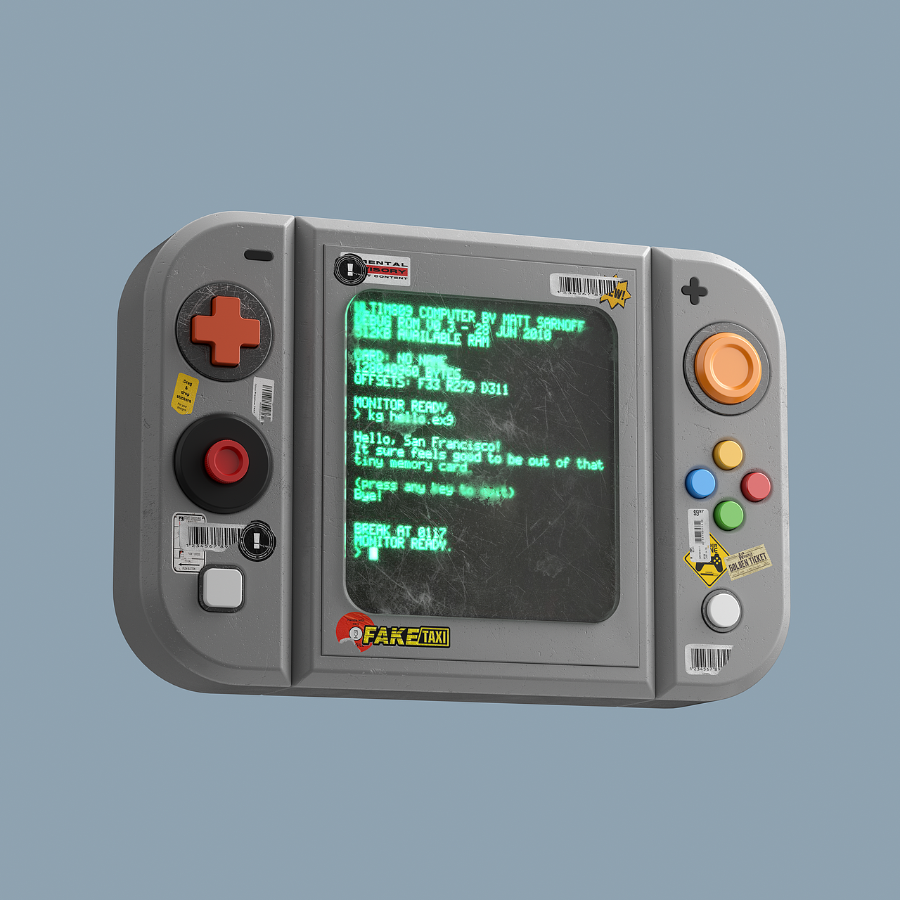 Retro Game Equipment(復古機械)(图ZMzA0NjIyNjE2) - 其他三维 - 站酷设计师三六八复机原创素材 - 站酷ZCOOL