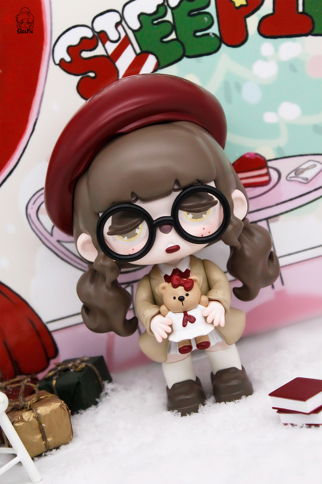 潮玩IP设计丨SLEEPIE红丝绒-限量款大娃