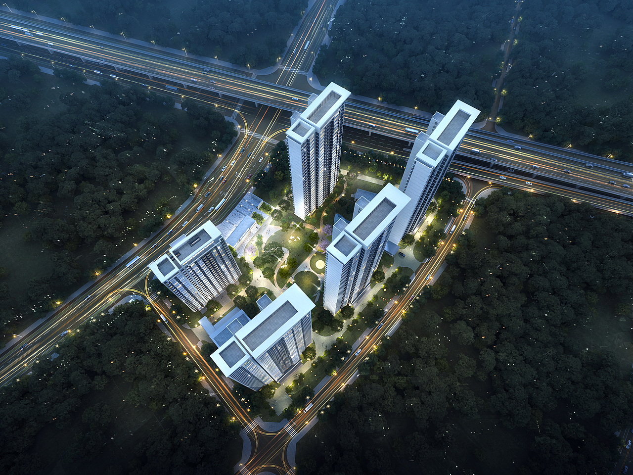 建筑室外效果图（图ZMzY2NDA4MDY0） - 建筑/空间 - 站酷设计师ASK_GZ原创素材 - 站酷ZCOOL