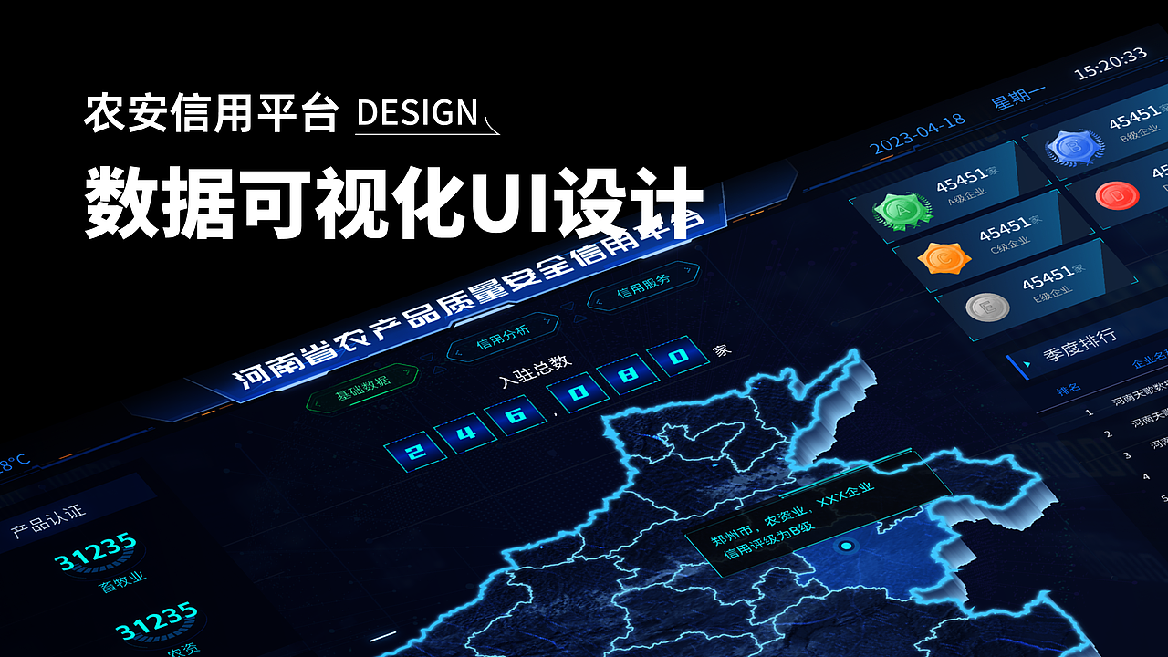 【农安信用】可视化大屏设计方案（图ZMzU2NDg0MDY4） - 其他UI - 站酷设计师半糖BANTANG原创素材 - 站酷ZCOOL