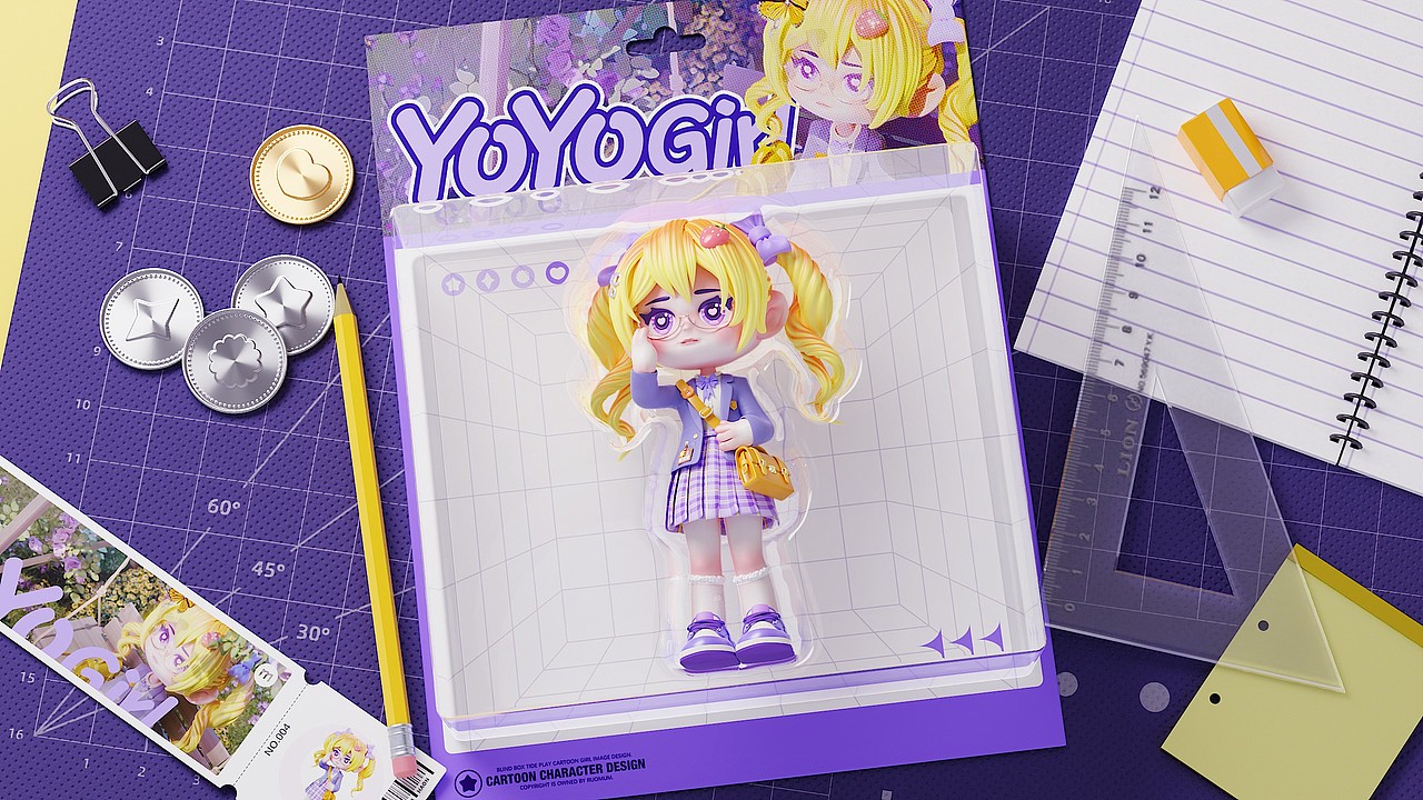 【YoYoGir】丨IP形象设计丨手办潮玩丨原创作品（图ZMzUzNTM3NzY4） - IP形象 - 站酷设计师若木M原创素材 - 站酷ZCOOL