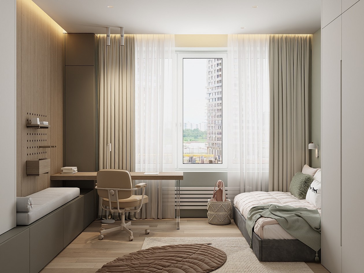 简约,配色舒适—奶油侘寂风