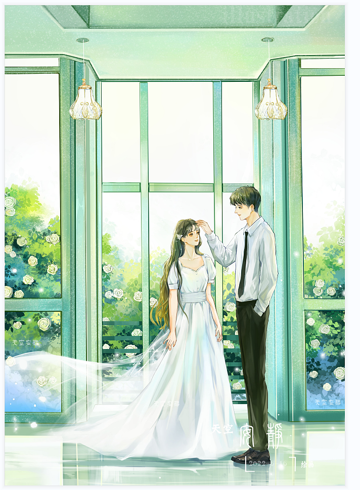 2022 春。夏（上）（图ZMzA4MjU0OTY0） - 商业插画 - 站酷设计师天空安靜原创素材 - 站酷ZCOOL